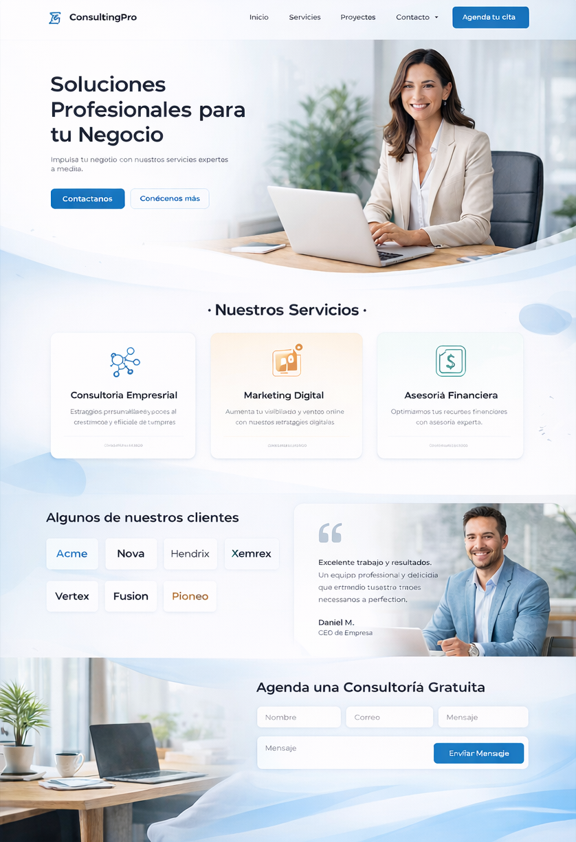 Landing Servicios Profesionales